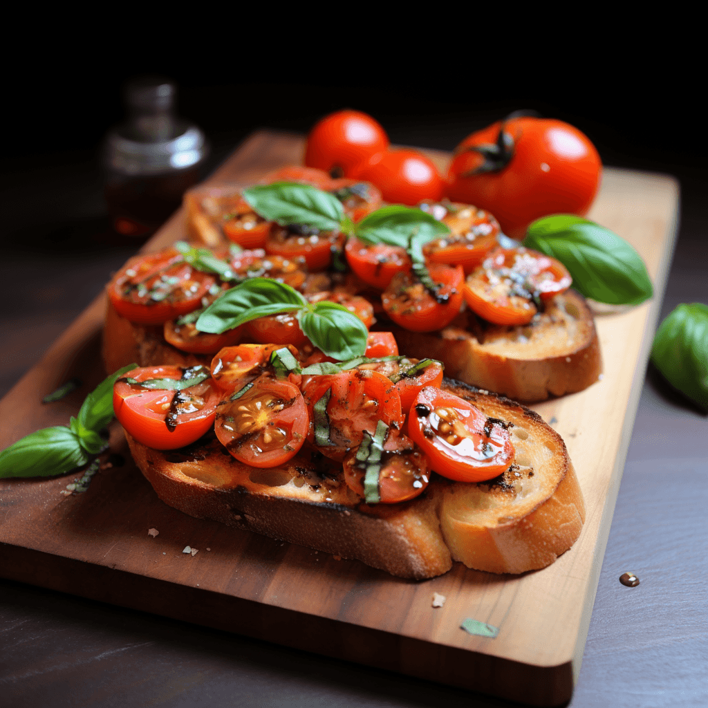 Tomato and Garlic Bruschetta